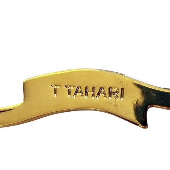 ❤️ NWT T Tahari Bar Crystal Pierced Earrings New with Tags - Picture 8 of 9